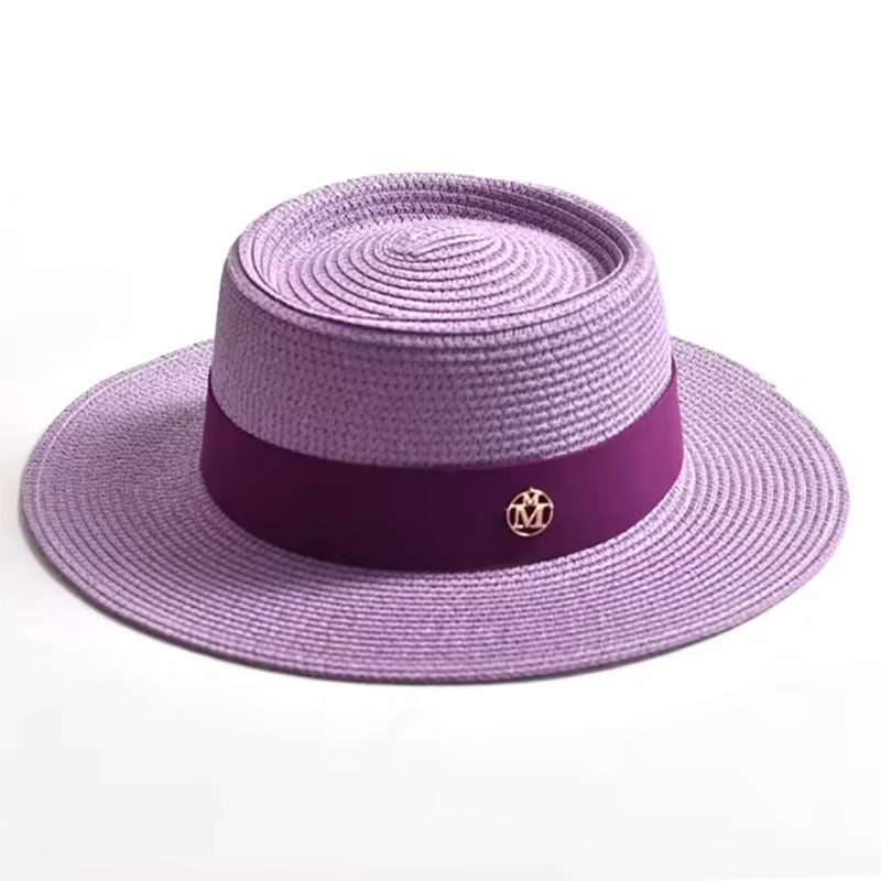 Straw Hats - Fedora Hat Foldable Sun Hat for Women Men - Beach Vacation Jazz Hat - product detail view 16