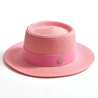 Straw Hats - Fedora Hat Foldable Sun Hat for Women Men - Beach Vacation Jazz Hat - product detail view 17