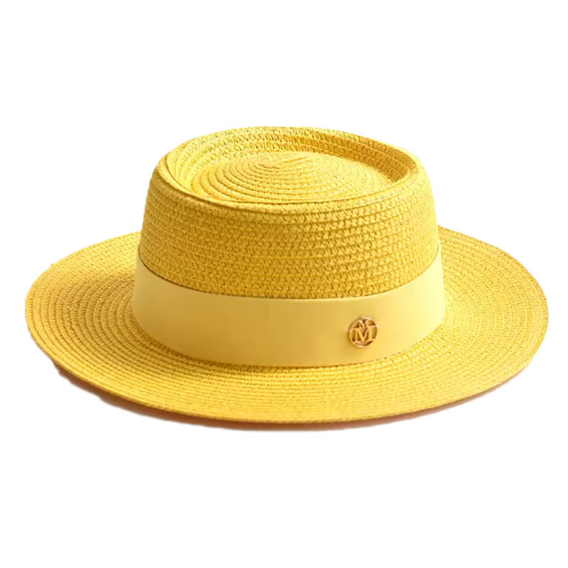 Straw Hats - Fedora Hat Foldable Sun Hat for Women Men - Beach Vacation Jazz Hat - product detail view 18