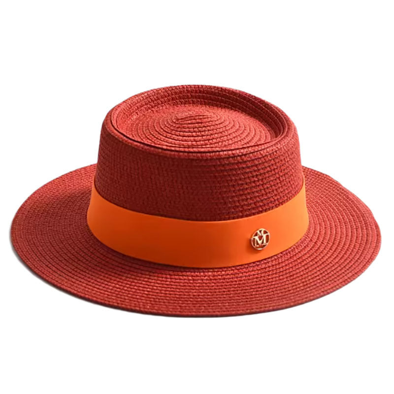 Straw Hats - Fedora Hat Foldable Sun Hat for Women Men - Beach Vacation Jazz Hat - product detail view 19