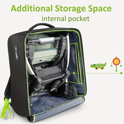 Stroller Travel Bag - Padded Travel Airplane Fits – view 5