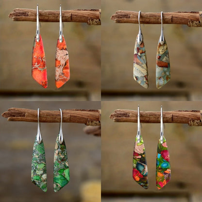 Stud Earrings for Women - Earring Set 8 Pairs Elegant Mixed Style Hoop Drop for Silver Fashion - product detail view 2