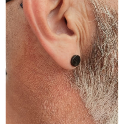 Stud Earrings for Women - Magnetic for Men Multi-Pack - Round Square Embellished Non-Piercing Ear - product detail view 6