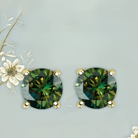 Stud Earrings for Women - S925 Silver for 2 Pack - Exquisite Luxury Hypoallergenic Drop Set, Elegant - main product view