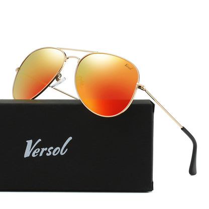 Sunglasses for Men - Aviator Polarized for & Women Mirrored Oversized Pilot Frame 139mm - product detail view 3