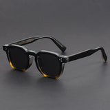 Black + Turtle Shell Color Frame - Gray Lens