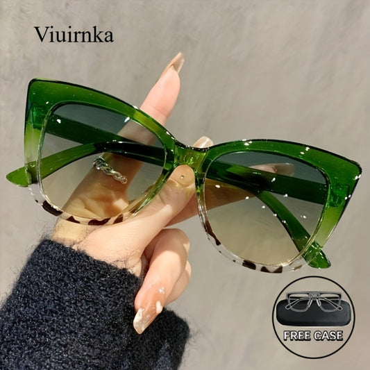 Sunglasses for Women - Cat Eye for , Y2K Retro Luxury Fashion Glasses with UV Protection, Trendy - main product view
