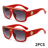 Red frame double gray C5