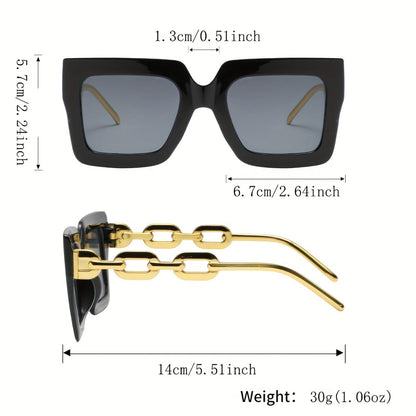 Sunglasses for Women - Fashion Glasses 14 Pack Square Frame Dopamine Colorful Large Rim Cute - product detail view 18