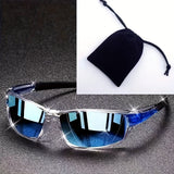 Blue Glasses + Storage Bag
