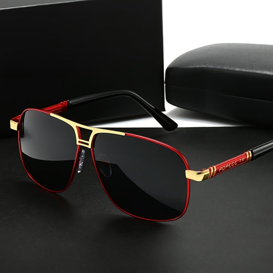 Sunglasses for Men - Full Rim Women Oversized 139mm+ Frame TAC Gradient Lens UV Protection - main product view