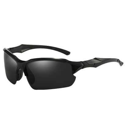 Sunglasses for Men - Half Frame Sports for 3 Pack - Lightweight UV Protection Outdoor Goggles - product detail view 7