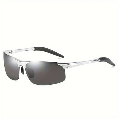Sunglasses for Men - HD Polarized Al-Mg Alloy Ultralight Frame UV400 for Women High-Definition - product detail view 7