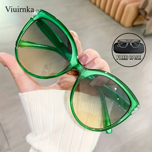 Sunglasses for Women - Oversized Cat Eye for UV Protection Y2K Luxury Fashion Shades Lightweight - main product view
