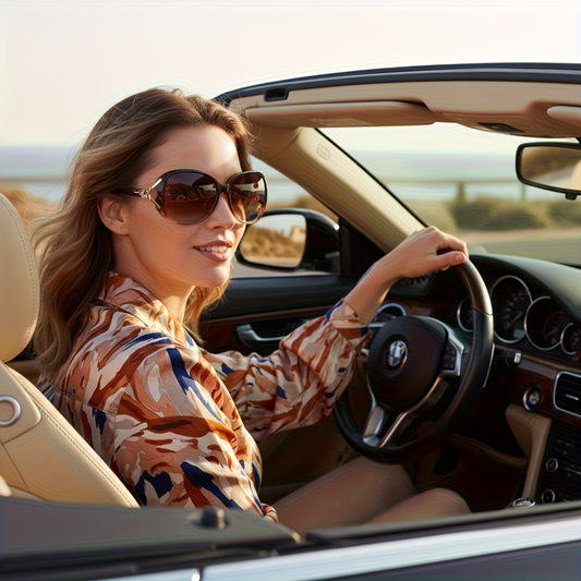 Sunglasses for Women - Oversized for UV400 Large Frame Anti-Glare Fashion Eyewear 8842 Style - main product view