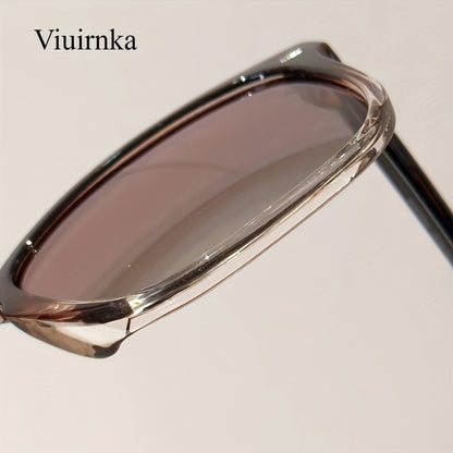 Sunglasses for Men - Polarized Driving Unisex Vintage Style UV400 Protection Gradient Tea Lens - product detail view 7