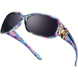 Sunglasses HC022 Polka Dot Flower*Double Gray