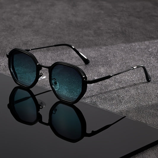 Sunglasses for Men - Polygonal for Women Geometric Frame Trendy Tinted Lenses Lightweight - main product view