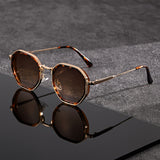 Golden Frame Colored Lens