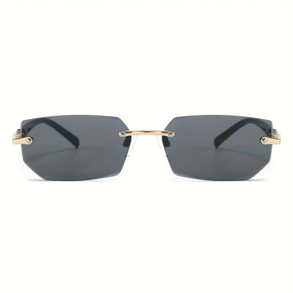 Sunglasses for Men - Rimless 5 Pack Women Frameless Gradient Tinted Lens Lightweight No-Frame - product detail view 8