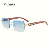 C3 Golden Frame Gradient Blue Lens