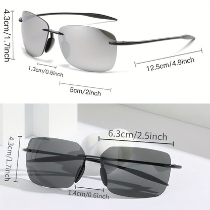 Sunglasses for Men - 's Polarized Bulk Pack 3 or 6 Pairs UV400 Anti-Glare HD Lenses - product detail view 2
