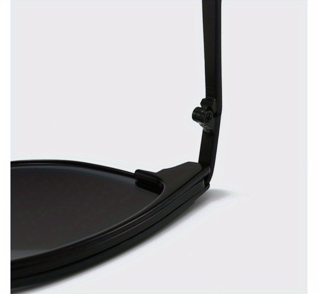 Sunglasses for Men - Semi-Rim UV400 for & Women Retro Half Frame Vintage Tinted Lens Eyewear - product detail view 9