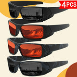 Black + Red + Red Camouflage + Black Camouflage (4 PCS)