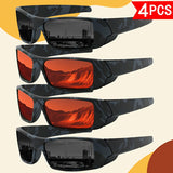 Red Camo x2 + Black Camo x2 (4PCS)