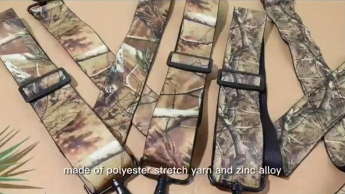 Suspenders - Men's Heavy Duty X-Back Camo Clips Work Hunting Adjustable Elastic Braces - product detail view 17