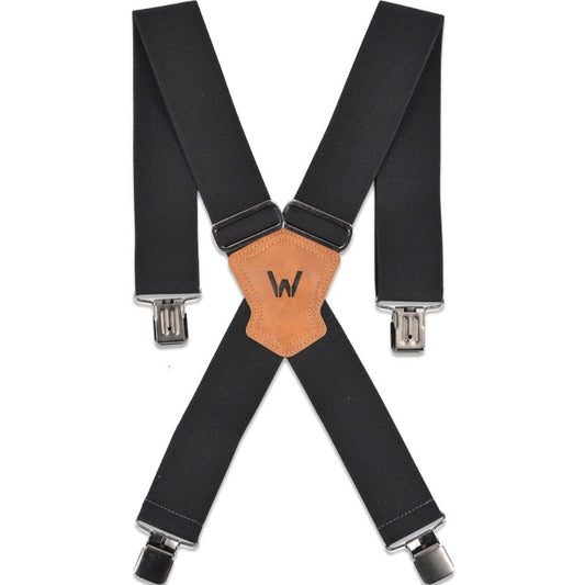 Suspenders - Work Men 2 Inch Elastic Heavy Duty Clips Adjustable Braces Overalls Strap - main product view