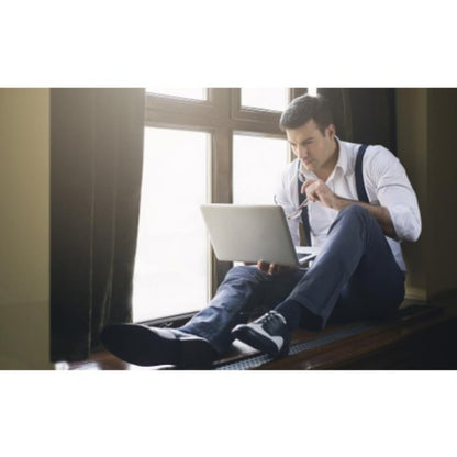 Suspenders - Y-Back Men 1.4 Inch Wide 3 Swivel Hooks Vintage Knit Elastic Adjustable - product detail view 11