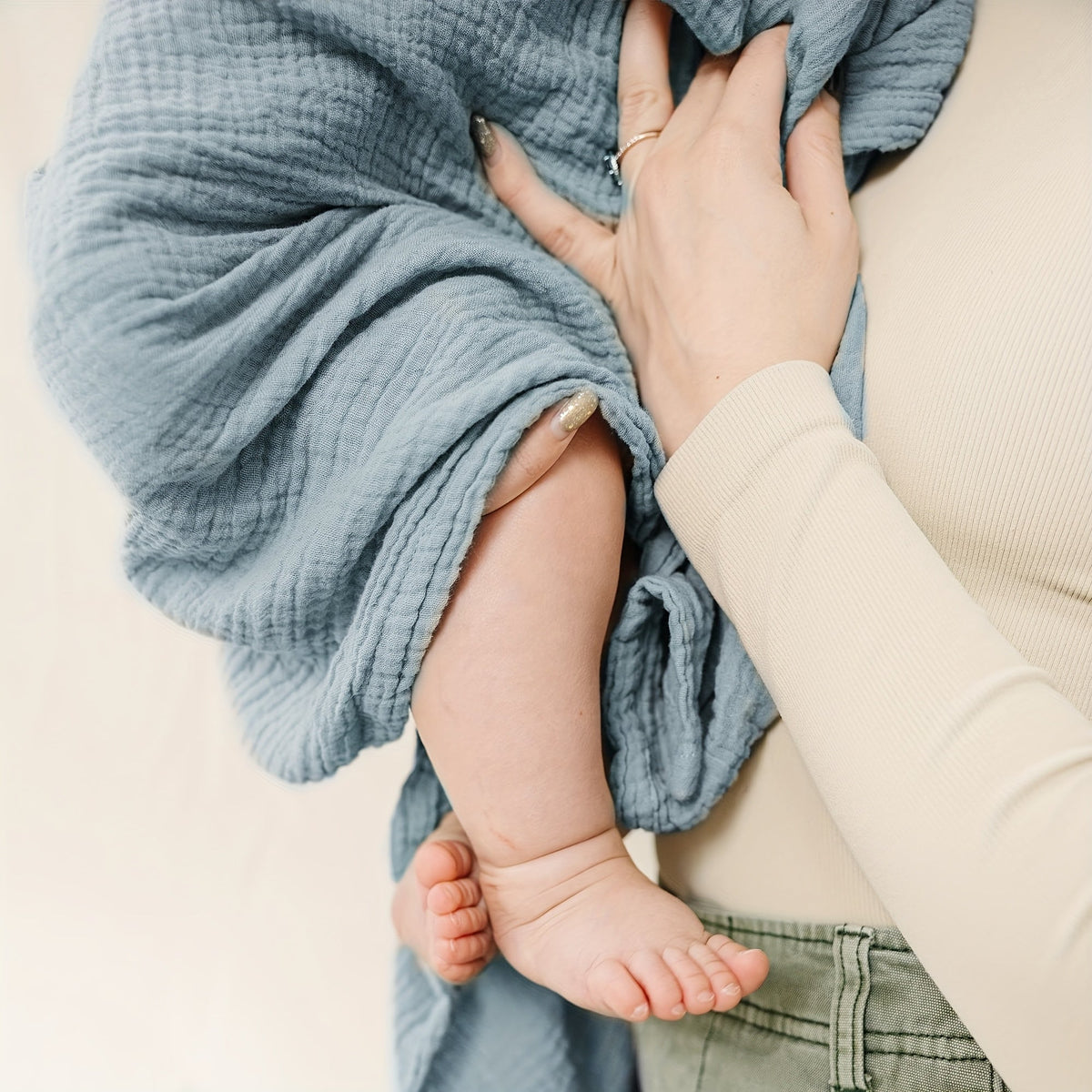 Swaddle Blanket - 2-pack Breathable Muslin Soft – view 4