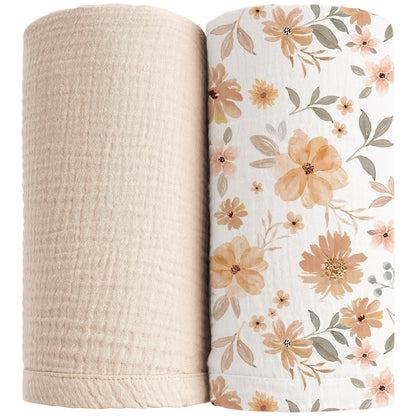 Swaddle Blanket - 2-pack Breathable Muslin Soft – view 7
