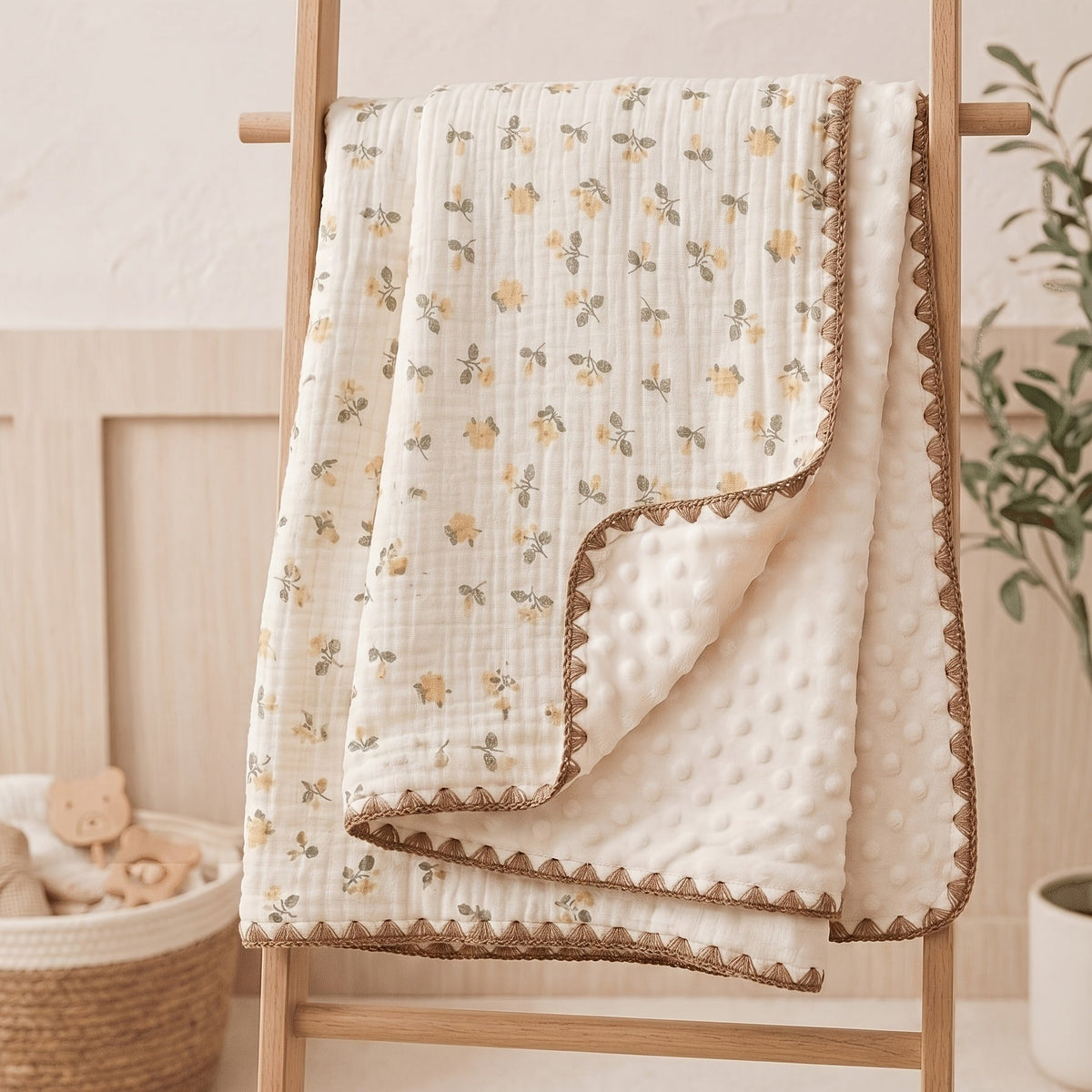 Swaddle Blanket - Muslin Cotton Soft Double – view 5