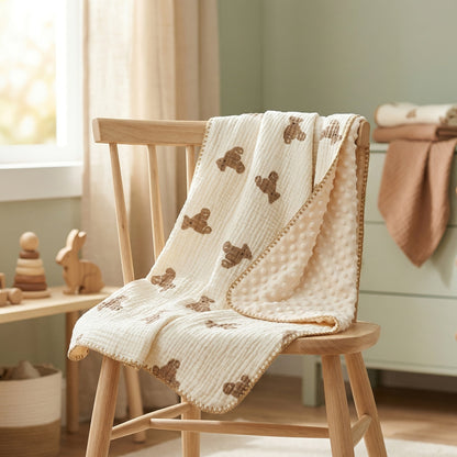 Swaddle Blanket - Muslin Cotton Soft Double – view 10