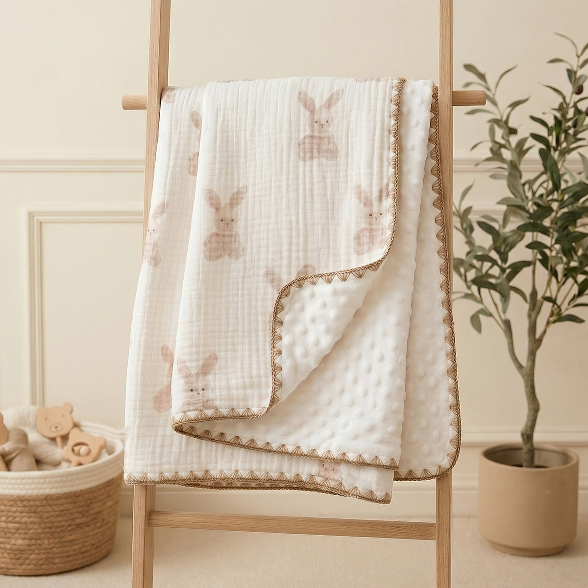 Swaddle Blanket - Muslin Cotton Soft Double – view 11