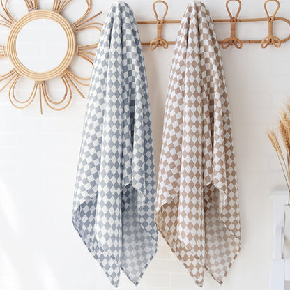 Swaddle Blanket - Muslin Soft Ultra Checkered – view 3