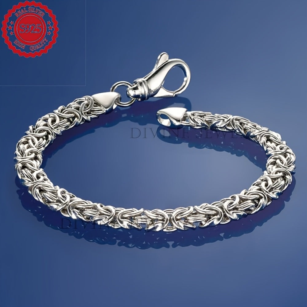 Tennis Bracelet - 925 Sterling Silver for Women with Gift Box - Elegant CZ Diamond Style - product detail view 7