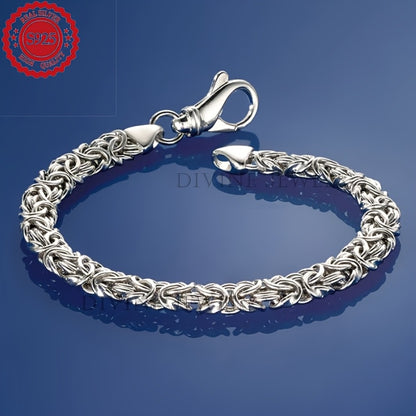 Tennis Bracelet - 925 Sterling Silver for Women with Gift Box - Elegant CZ Diamond Style - product detail view 7