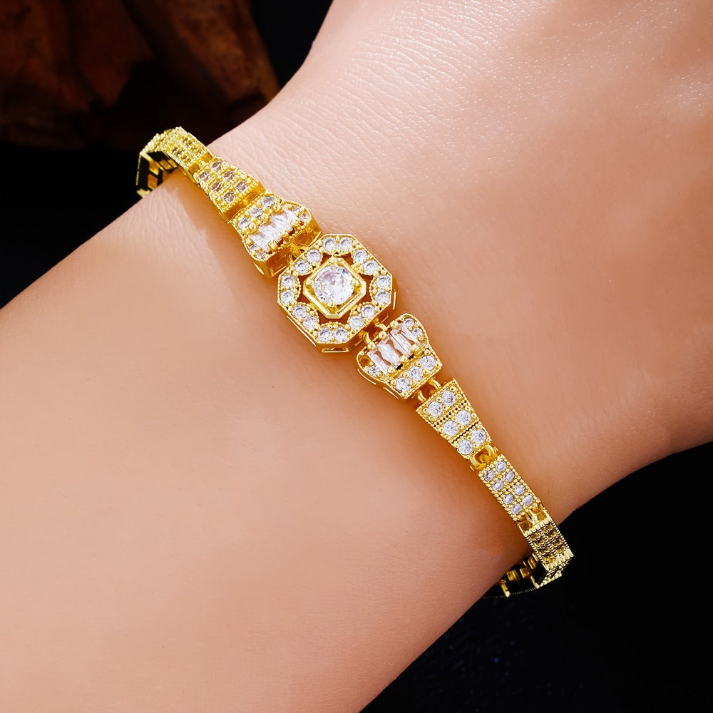 Tennis Bracelet - CZ 925 Sterling Silver Cubic Zirconia for Women Elegant Sparkling Zirconia - product detail view 8