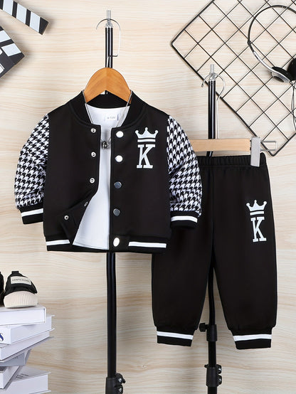 Toddler Boy Graphic Outfit Set - Long Sleeve Winter – view 10