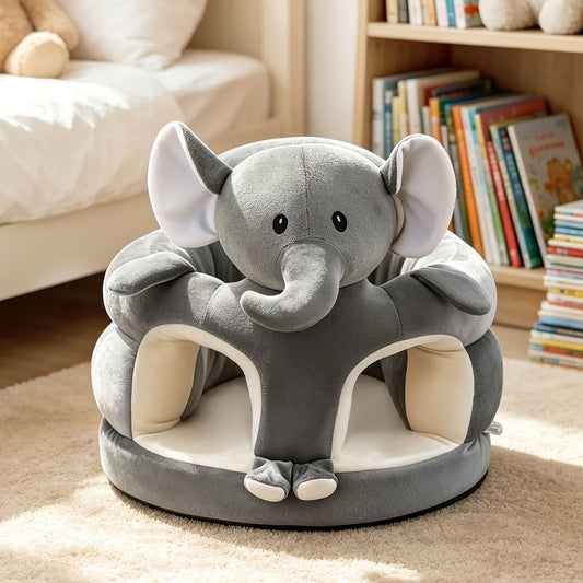 Toddler Floor Seat - Plush Cartoon Support Chair – main product image