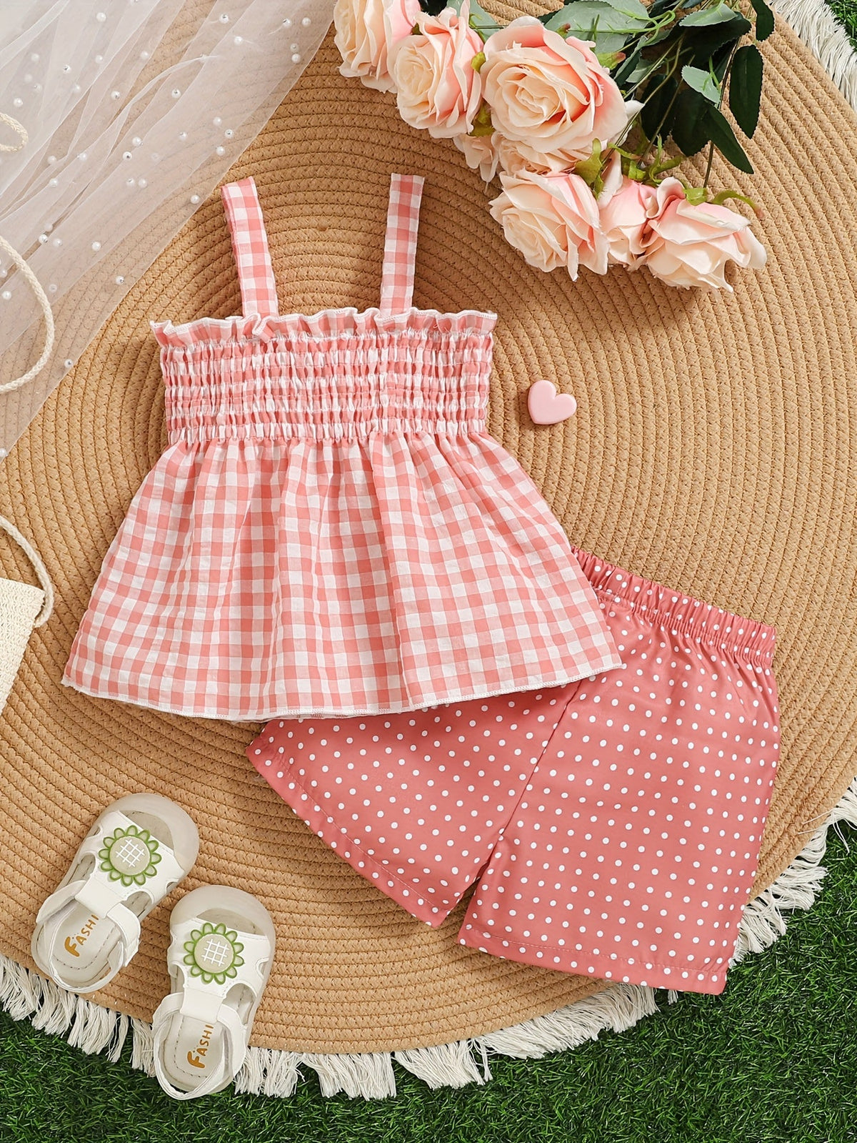 Toddler Girl Bow Detail Outfit Set - Spring – view 5
