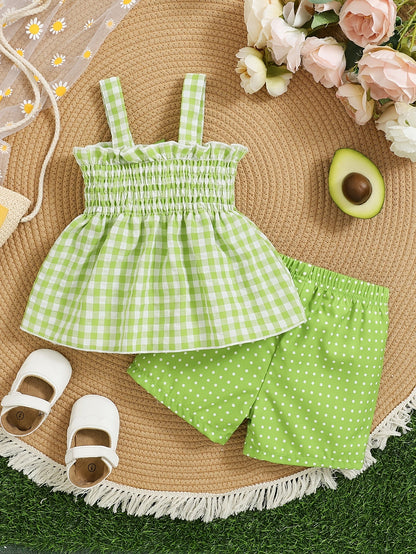 Toddler Girl Bow Detail Outfit Set - Spring – view 7