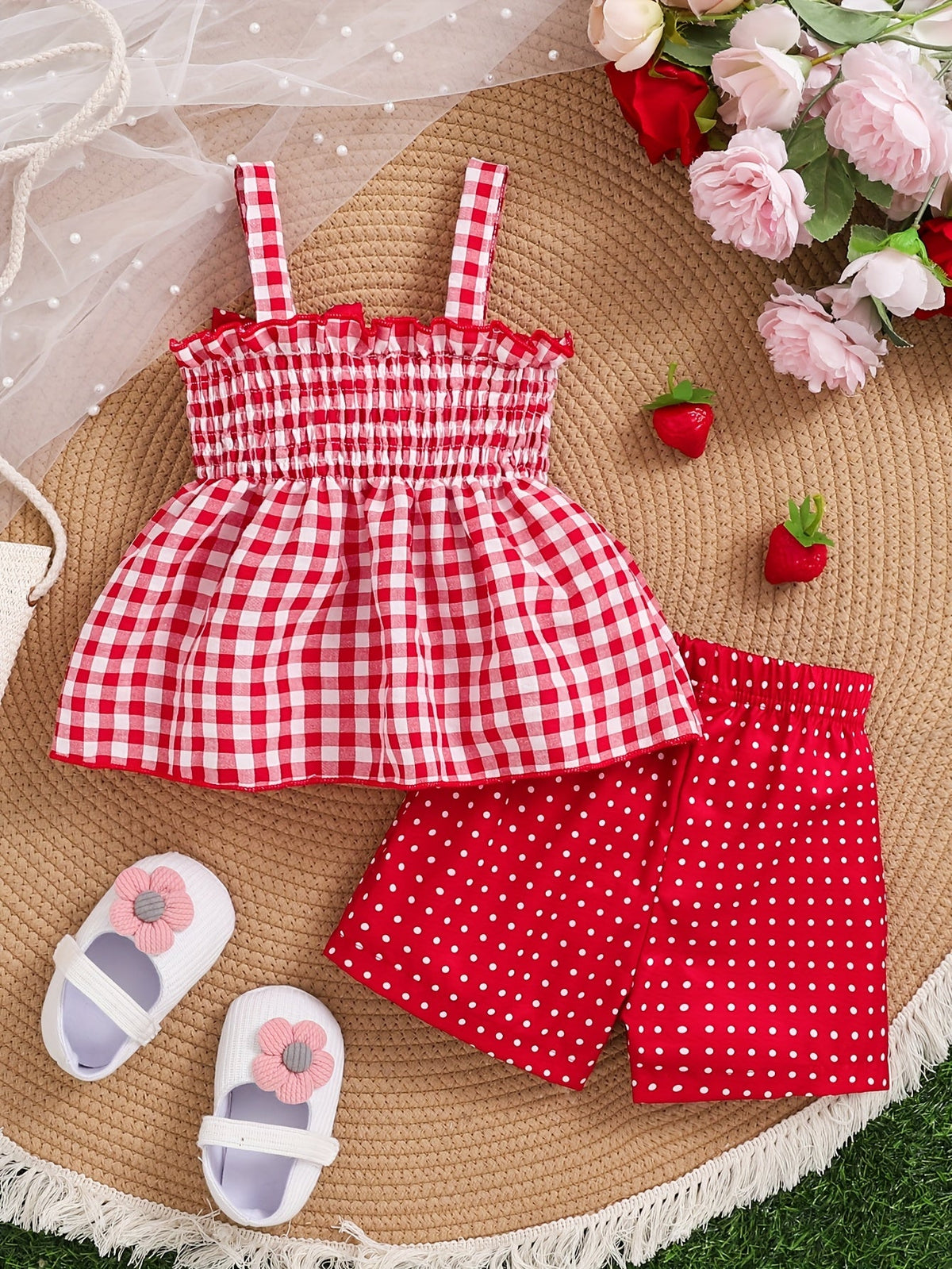 Toddler Girl Bow Detail Outfit Set - Spring – view 11