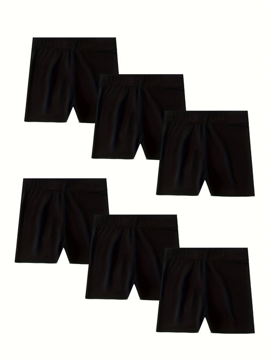 Toddler Girl Solid Color Shorts – 10-Variant Selection – Black option – main product image
