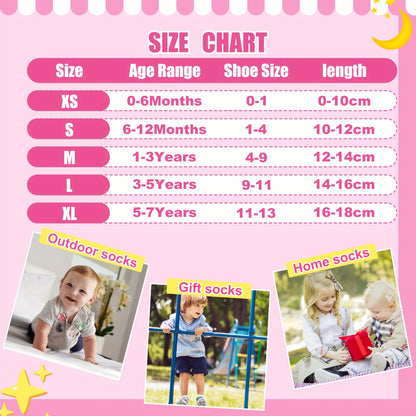 Toddler Non-Slip Walking Socks - 12-Pair Pack – view 5