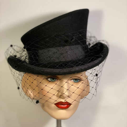 Top Hat - Unisex Felt Formal for Royal Ascot Great Gatsby Church Wedding Costume - main product view
