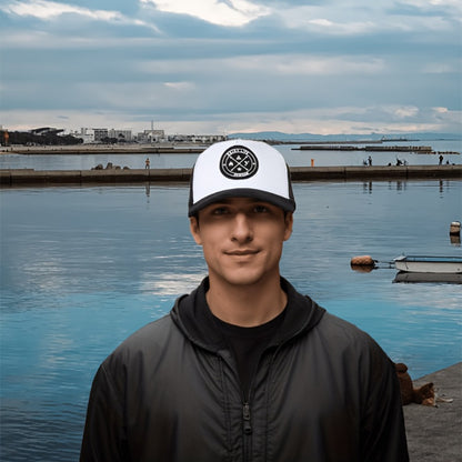 Trucker Hat - 6 Pack Mesh Baseball Cap ENJOY LIFE Letter Patch Unisex Snapback - product detail view 13